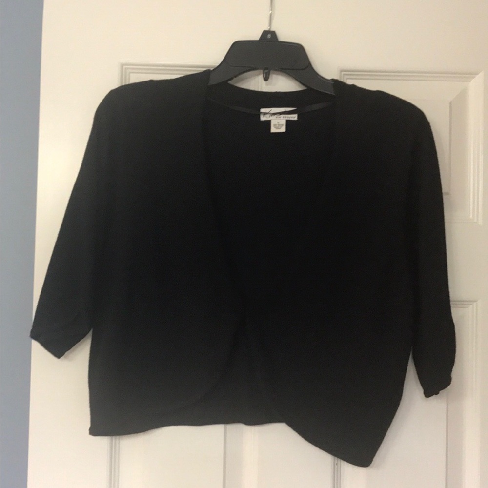 Kim Rogers black cardigan